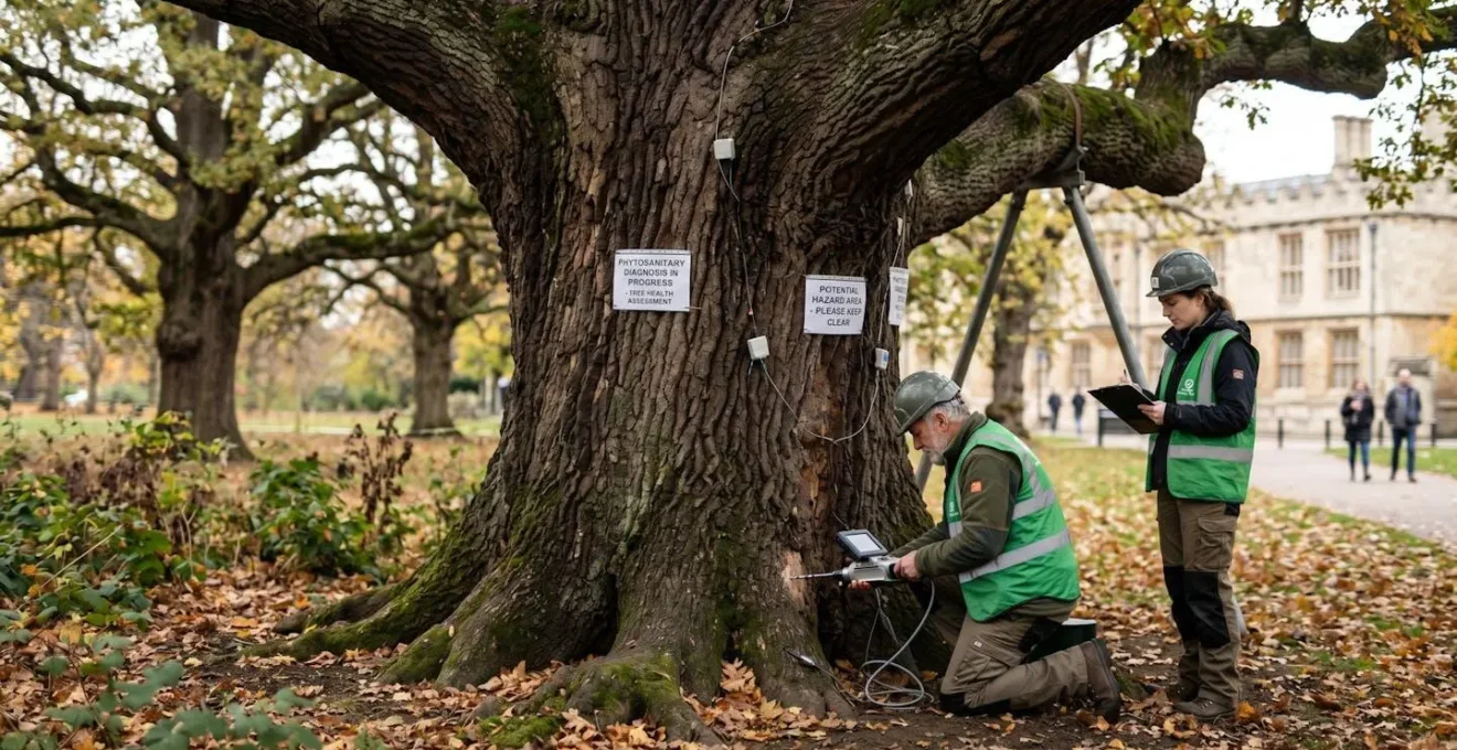 Diagnostic phytosanitaire d'un arbre centenaire pour prévenir les risques de chute