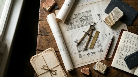 Plan de financement et documents de restauration pour patrimoine historique