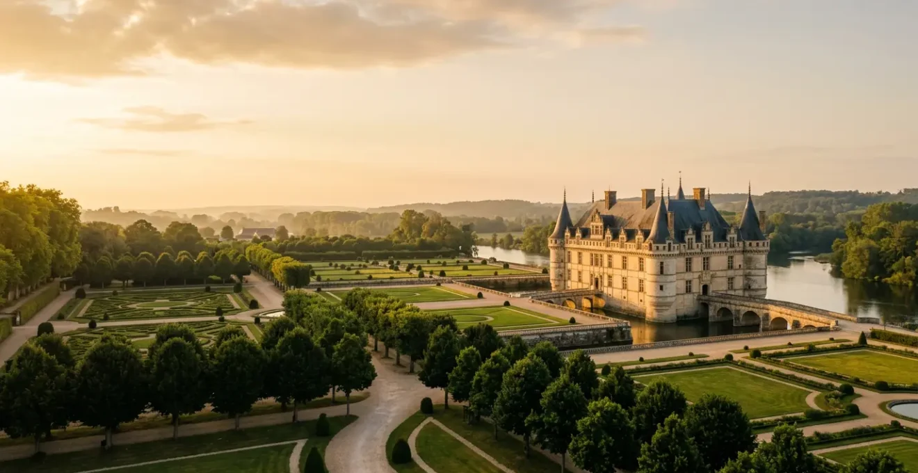 Vue architecturale majestueuse d'un château français dans son parc, symbolisant la transition vers l'exploitation professionnelle