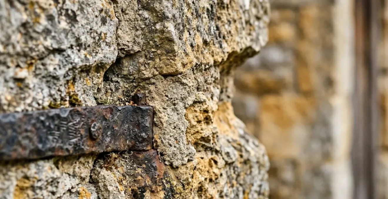 Gros plan sur des matériaux nobles et techniques traditionnelles de restauration